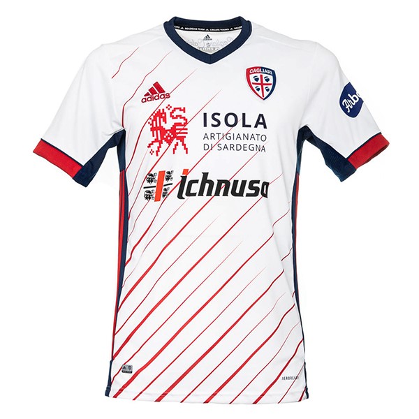 Tailandia Camiseta Cagliari Calcio 2ª 2020-2021 Blanco
